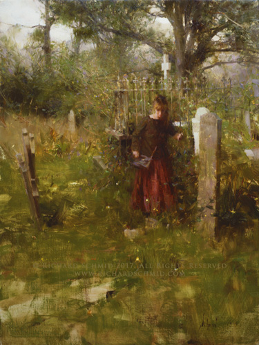 Click Here to view larger image of Dalmally Churchyard by Richard Schmid