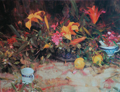 Lilies-&-Lemons-by-Richard-Schmid