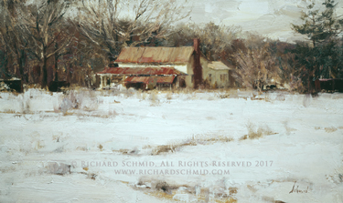Click Here to view larger image of Farmhouse by Richard Schmid